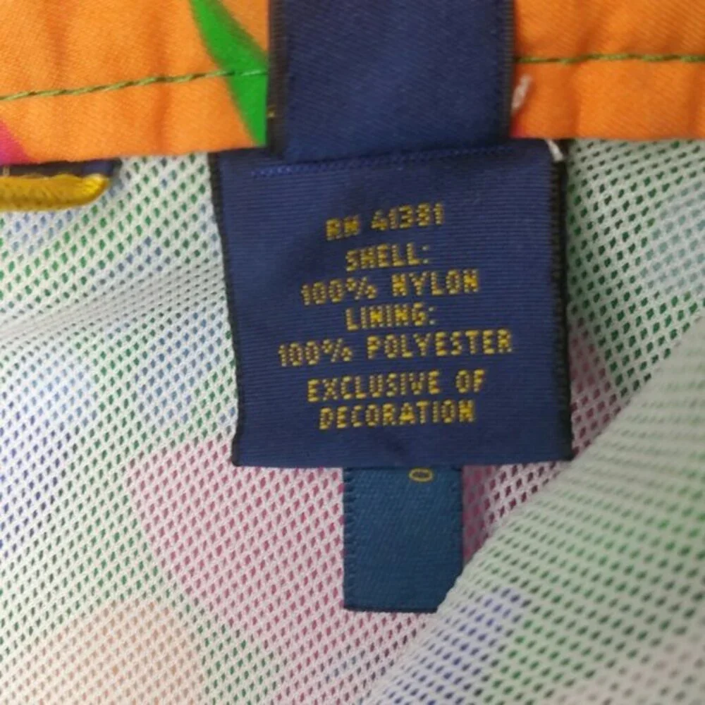 Polo Ralph Lauren Tropical Board Swim Trunks Shorts Mens Size 36